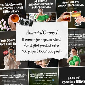 Animated Instagram Carousel Template | Canva Layouts image 2