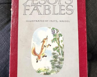Aesop's Fables Illustrated Junior Library 1947 Clothbound