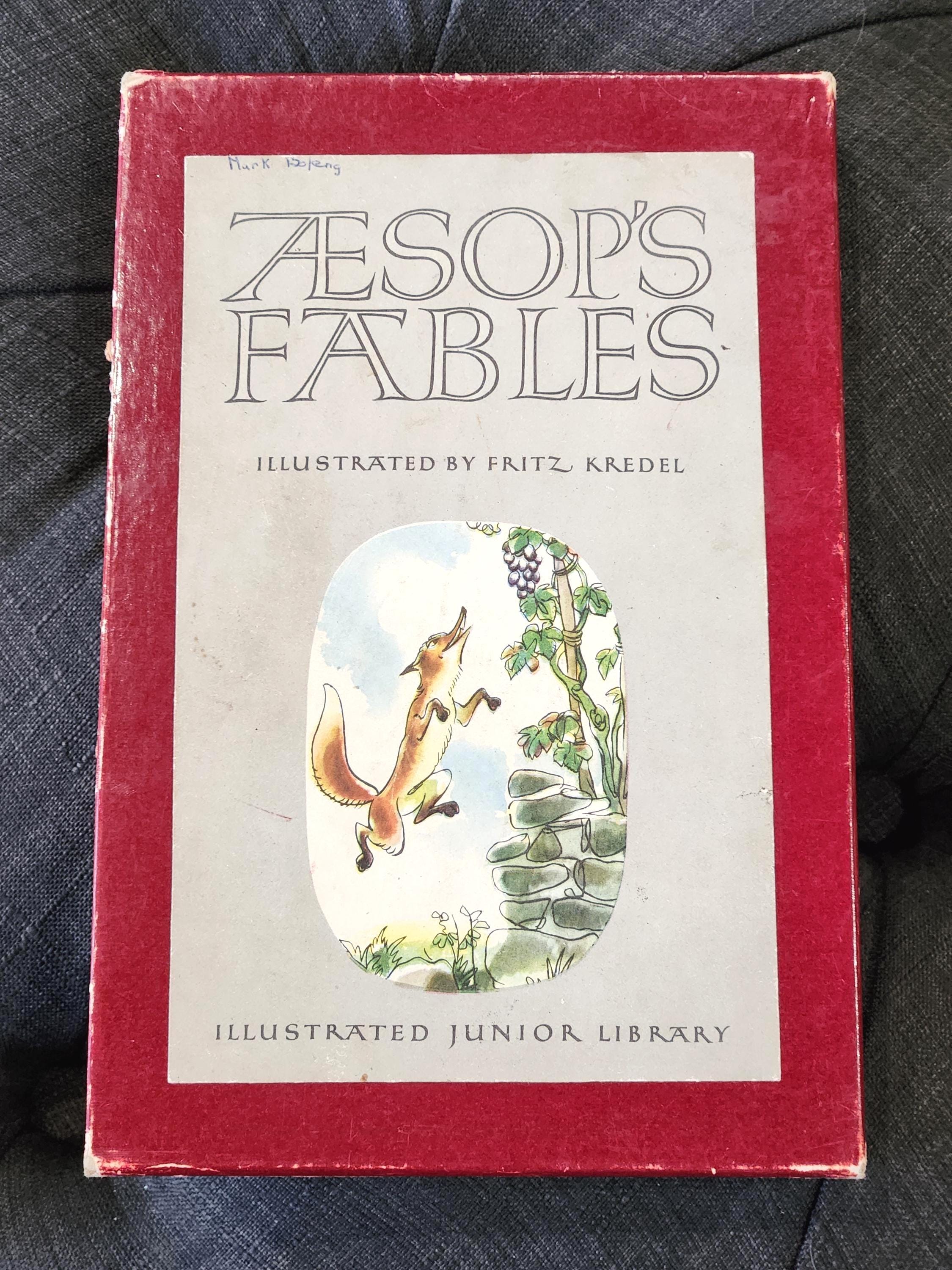 Aesop's Fables Illustrated Junior Library 1947 Clothbound