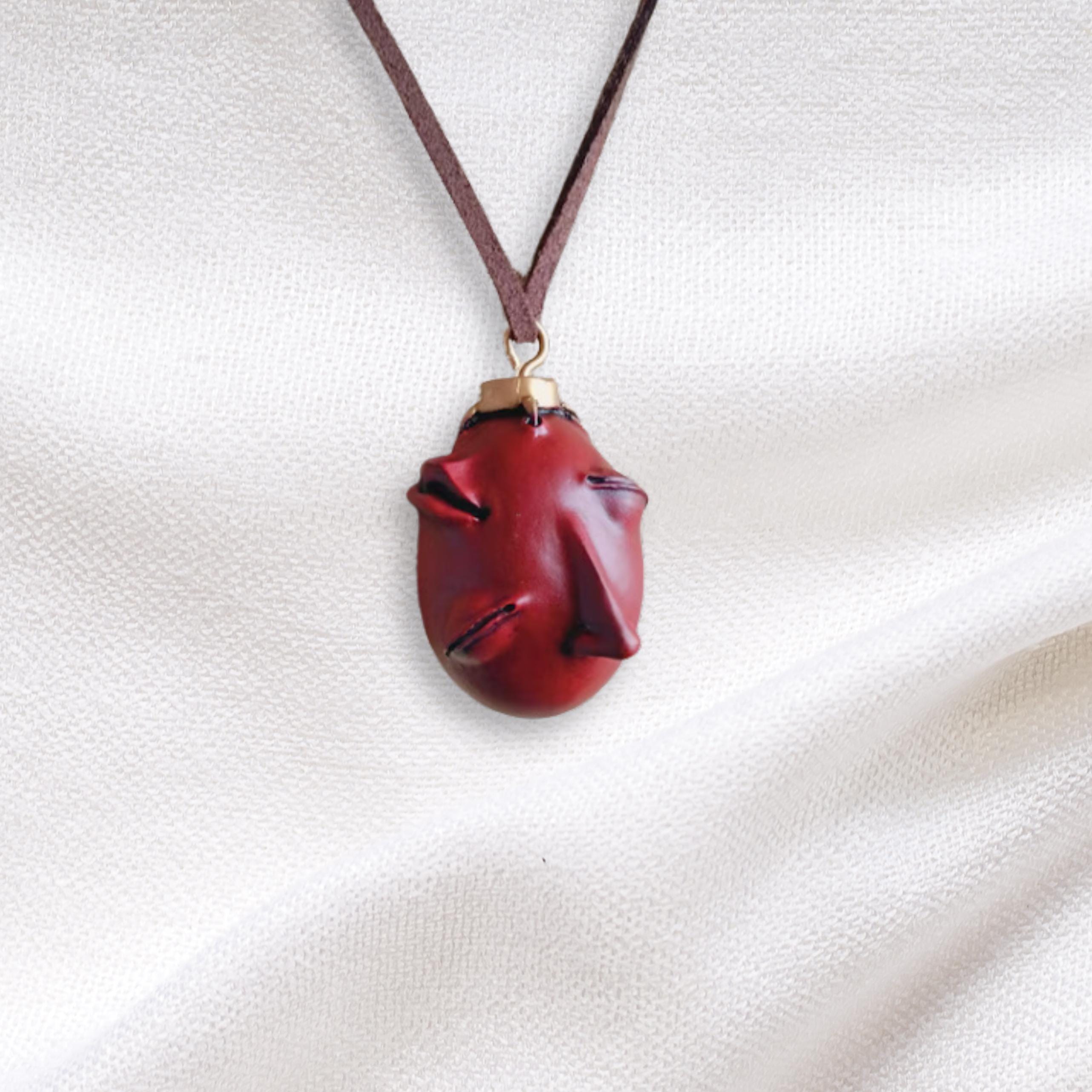 Creative Berserk Game Peripheral Necklace, Handmade Egg of the King Necklace, Unique Anime Cosplay Pendant Necklace, Halloween Gift