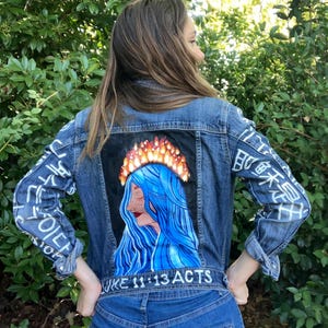 Custom Hand-Painted Denim with YOUR Design Idea