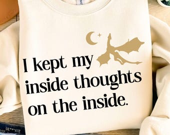 Ridoc Quest Squad SVG, I Kept The Inside Thoughts Inside Shirt PNG, Onyx Storm Fourth Wing Shirt For Fans Design, Trendy Retrp Bookish Svg