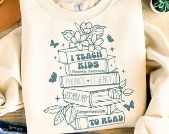 I Teach Kids to Read SVG PNG, Funny Teacher New Shirts Design, Reading Teacher Gift, Kindergarten Teacher Shirt, Teacher life, Sublimation