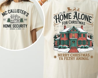 McCallister Home Security PNG, Funny Christmas Movie PNG, Home Alone Xmas Design, Xmas Movie Shirt PNG, Retro Christmas Holiday Png