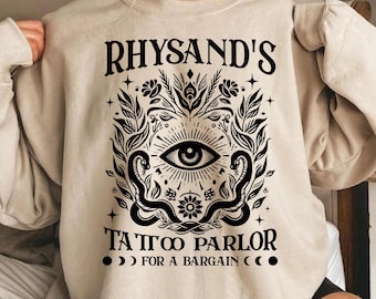 Rhysand's Tattoo Parlor PNG SVG, Acotar A Court Of Thorns And Roses Series Design, Feyre And Rhysand Shirts, Velaris Bookish, Book Lover Svg