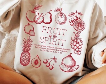 Fruit of the Spirit Bible Verse Shirt PNG, Trendy Christian PNG, Inspirational Faith Quote PNG, Religious Sublimation, Spiritual Shirt Png