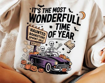 It&#39;s the Most Wonderful Time of the Year Halloween PNG, Funny Vintage Halloween Shirt Design PNG, Retro Spooky Season Sublimation PNG