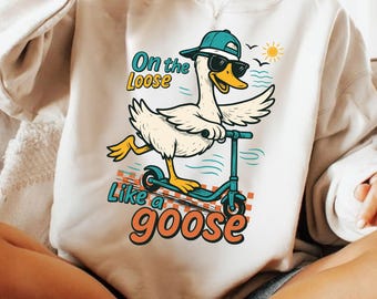 PNG con Silly Goose Boy di fine anno, PNG con ultimo giorno di scuola per ragazzi, PNG con design divertente per le vacanze estive, PNG con maglietta stampata a sublimazione per la fine della scuola