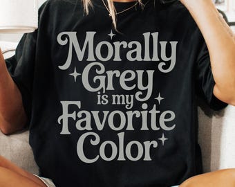 Morally Grey PNG SVG, Dark Romance Bookish Clipart, Smut Reader Sublimation Design, Retro Book Club PNG, Spicy Romantasy Reader Png