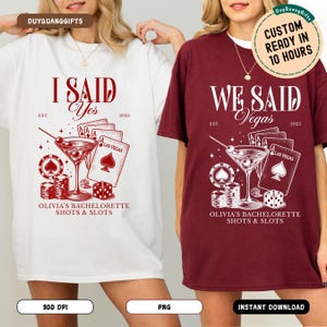 Custom Las Vegas Bachelorette PNG File, Personalized Casino Bach Trip Party Shirt PNG, Cocktail Bach Tee Design, Luxury Vegas Wedding Favors