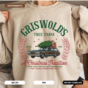 Griswold Christmas Tree Farm PNG, Comedy Friends Png, Retro Christmas Png, Christmas Movie Png, Holiday Movies Friends Png, Family Christmas