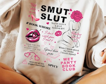 Smut Reader PNG, Spicy Book Lover Sublimation Clipart PNG, Funny Bookish Aesthetic PNG, Booktok Romance Design, Steamy Reader Png