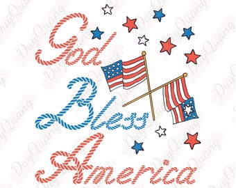 Gott segne die USA PNG SVG, Retro 4. Juli Shirt Design, Vaterländisches Sublimationsdesign, Vintage amerikanische Png, trendige amerikanische Flagge Png