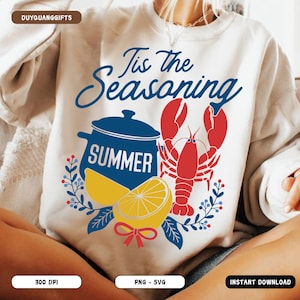 Crawfish Boil Season PNG SVG, Funny Summer Crawfish Shirt Design PNG, Retro Coquette Seafood Sublimation, Vintage Fisherman Aesthetic Png