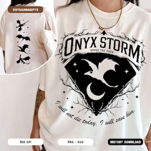 Onyx Storm Brave The Dark SVG PNG, Fourth Wing Series Shirt Design For Fan, Sorrengail Dragon Rider Png, Gift For Book Lover, Fourth Wingg