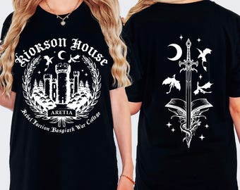 Casa Xaden Riorson SVG PNG, Camisetas Iron Flame Png, Diseño retro de libros de jinete de dragón, Violet Sorrengail Svg, Camiseta de libros Fourth Wing Png