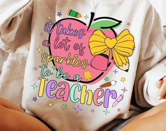 Teacher Appreciation PNG, Back to School Teacher Clipart, First Day of School Sublimation, Principal Gift PNG, Educator Shirt Design PNG