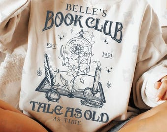 Belle's Bookshop PNG, Tale As Old As Time PNG, Belle's Book Club Png, Beauty Belle Shirts Design, Book Lover Gift, Beauty and the Beast Png
