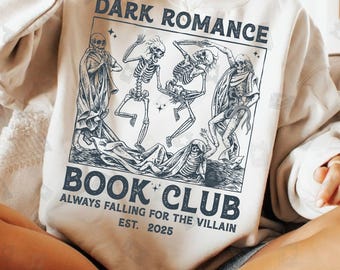 Dark Romance Book Club PNG, Trendy Literature Png, Romance Book Shirts Design, Dark Academia Png, Funny Gift for Readers, Design Sublimation