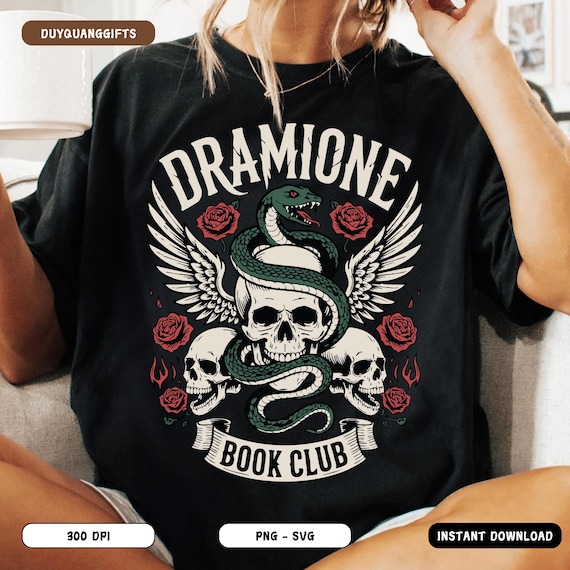 Dramione Shirt PNG SVG, Manacled Fanfic Sublimation Design, Book Club Smut PNG, Morally Grey Enemies to Lovers Graphic, Dark Academia Png