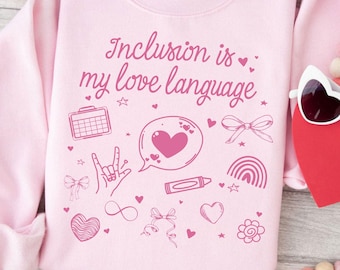 Inclusion Valentine SVG PNG, SPED Teacher Valentine Png, Speed Therapy Valentine Png, Mental Health Design, Inclusion Matters Autism Png
