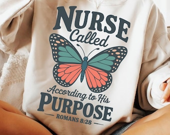 Christian Nurse PNG SVG, Faith Based Nursing Shirt Design, Religious RN Png, Bible Verse Sublimation Png, Christian Nurse Graduation Gift