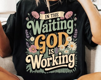 Wildflower Christian PNG, Bible Verse Floral Shirt Design, Inspirational Faith Sublimation PNG, Boho Aesthetic Scripture Quote PNG