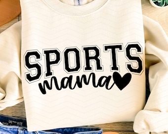 Sports Mama SVG PNG, Sports Mom Svg, Retro Sports Mom Life Shirts Design, Game day digital download, sublimation designs, mothers day gift