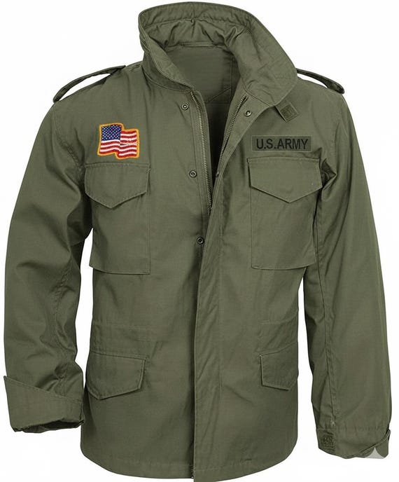 M65 Military Field Jacket – Olive Green U.S. Army Style Coat