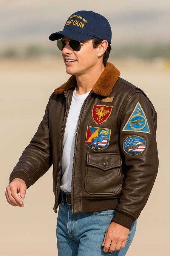 Tom Cruise Leather Jacket Style Tom Cruise Top Gun Peter Maverick
