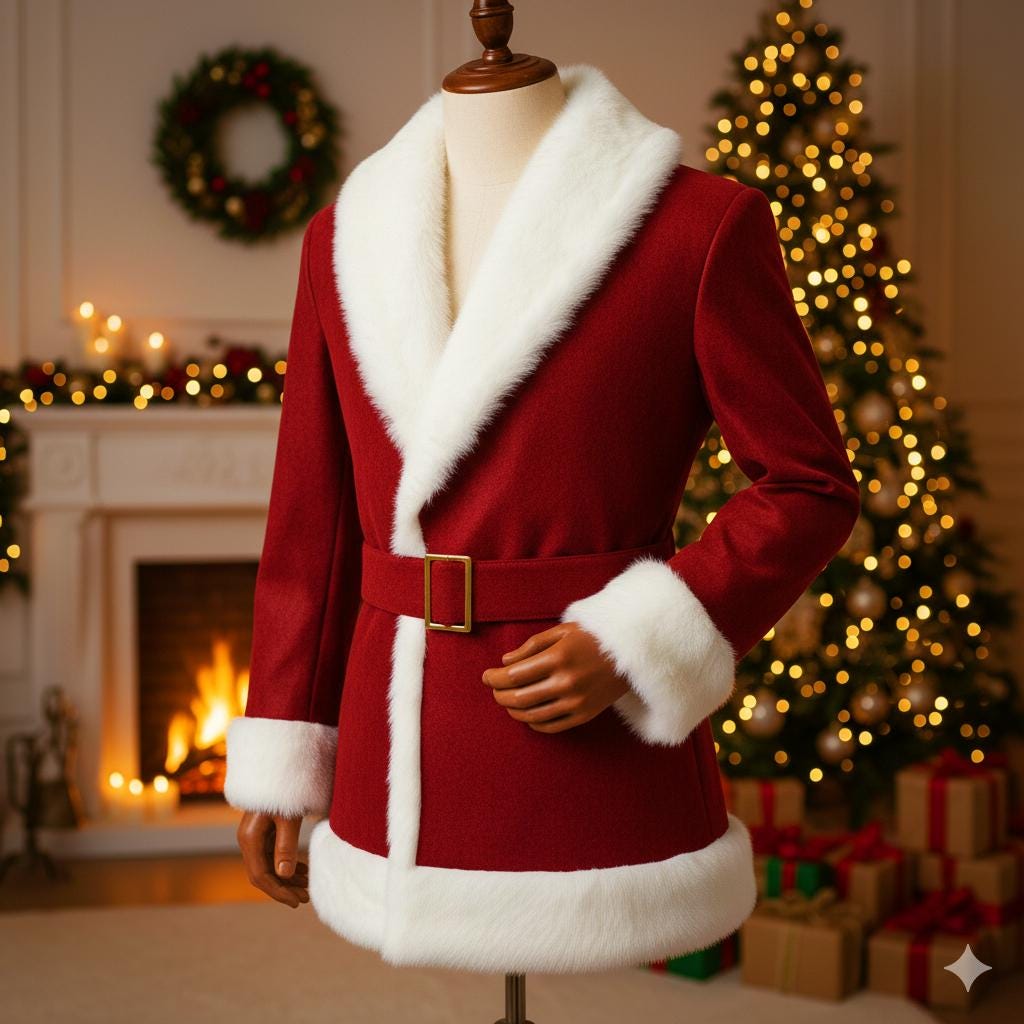 Santa Claus Jacket - Etsy
