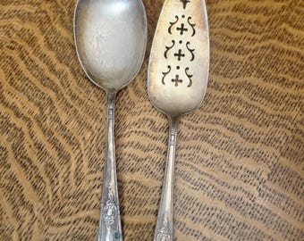 Vintage Serviergeschirr, 2-teilig