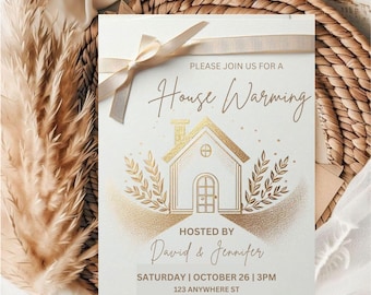 Editable Housewarming Invitation Template (5x7) (Digital Download)