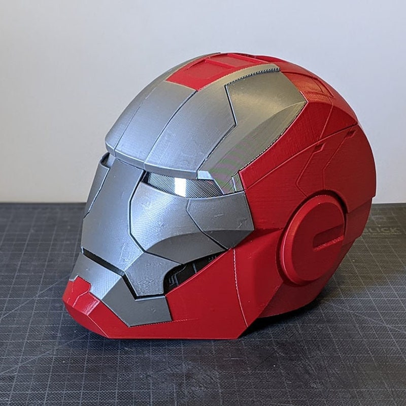 Iron Man Helmet Template Etsy