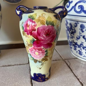 I.E. & C. Co. Japan Hand-Painted Vase 花瓶 I E C and Co Japan - Etsy