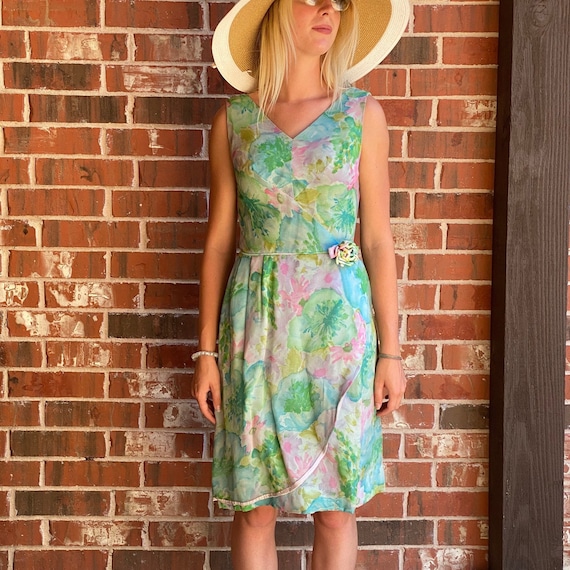 pastel watercolor dress Moondreamer Mini