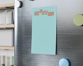 Boss Up Settle Down Sticky Notes: Post-it® Notepad Gift for Her