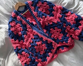 Cozy Crochet Cardigan Pattern PDF – Instant Download, 6-Page Step-by-Step Instructions, DIY Handmade Sweater Pattern