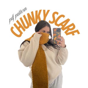 Beginner Friendly Crochet Scarf Pattern, Crochet Scarf Pattern Single Crochet Scarf DIY Pattern Easy To Make