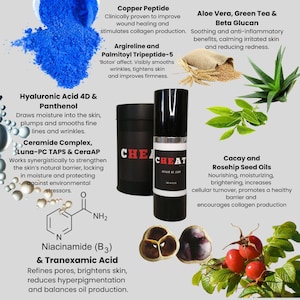 1% Kupfer-Peptid-Serum + Feuchtigkeitscreme in einem