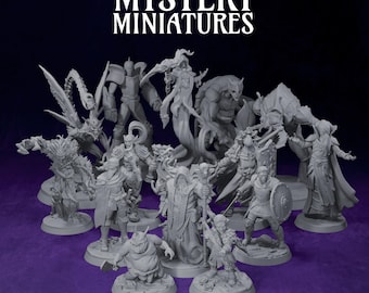 Miniaturas Misteriosas | Sorteio de Miniaturas para D&D, RPG, TTRPG e Jogos de Guerra