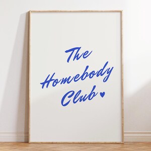 The Homebody Club Print  Neutral Wall Decor Trendy Printable Art Trendy Wall Art Prints Minimalist Living Room Decor Bar Cart Print DIGITAL