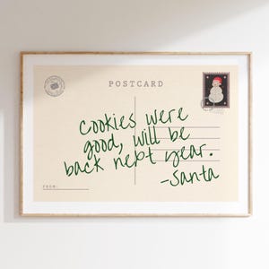 Funny Christmas Wall Art Cute Christmas Decor Trendy Holiday Wall Art Winter Print Trendy Rating Sign Post Card Santa Decor DIGITAL Download