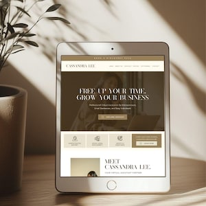 Canva website for virtual assistant