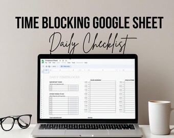 Master Your Time Management with Google Sheets Time Blocking Daily Planner