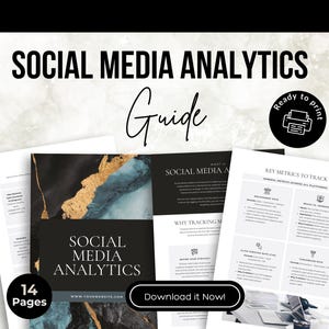 Social Media Analytics Planner – 15-Page Guide to Track & Optimize Performance