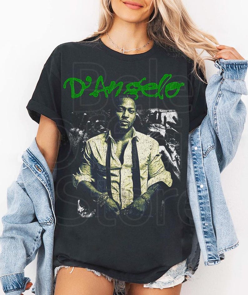 Camiseta D'Angelo, Brown Sugar, camiseta vintage de rap, música R&B de los 90 y los 2000, neo soul, camiseta musical, camiseta D'Angelo Memories imagen 2