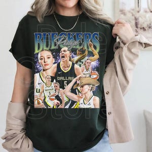 Paige Bueckers Vintage Shirt Dallas Woman Basketball image 5