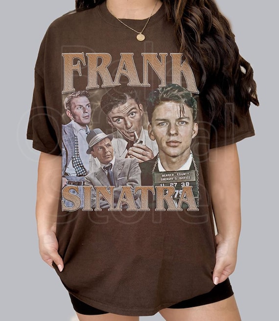 Frank Sinatra Shirt, Frank Sinatra Homage Shirt, Vintage Frank Sinatra Tribute Tee, Frank Sinatra Blue Eyes Shirt
