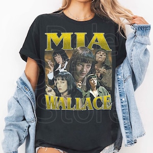 Mia Wallace T Shirt, Pulp Fiction Shirt, Quentin Tarantino Shirt, Vintage Movie Tee, Cult Classic T-Shirt